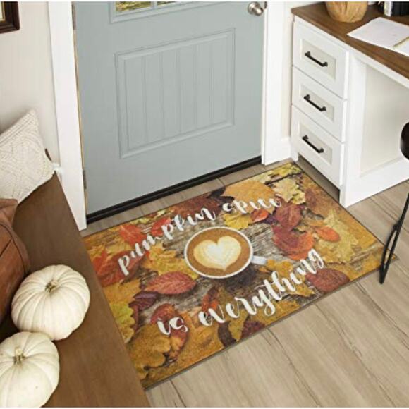 Mohawk Home Fall Leaves and Pumpkin Spice Accent Rug, - Picture 1 of 4